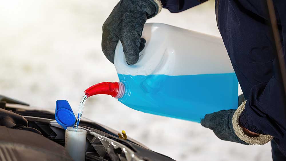 Refilling a car engine with coolant